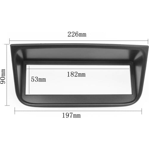 1 Din Audio Radio Fascia for PEUGEOT 406 GPS DVD CD Player Frame Stereo Panel Dash Mounting Installation Trim Kit Plate Mount
