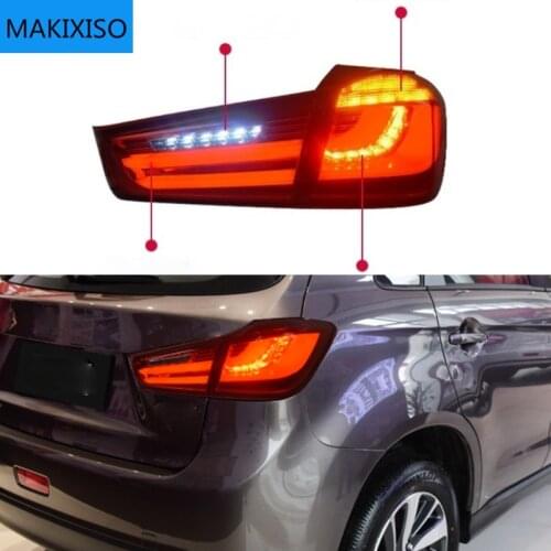 1Set Taillight Tail Light For Mitsubishi ASX 2011 2012 2013 2014 2015 2016 2017 2018 2019 LED Rear Lamp DRL Brake Signal Reverse
