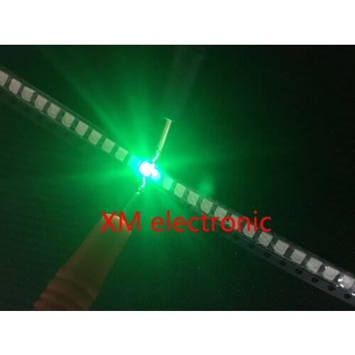 100pcs SMT SMD LED 3528 Green Ultra Bright Light-Emitting Diode LED Diode Chip Lamp