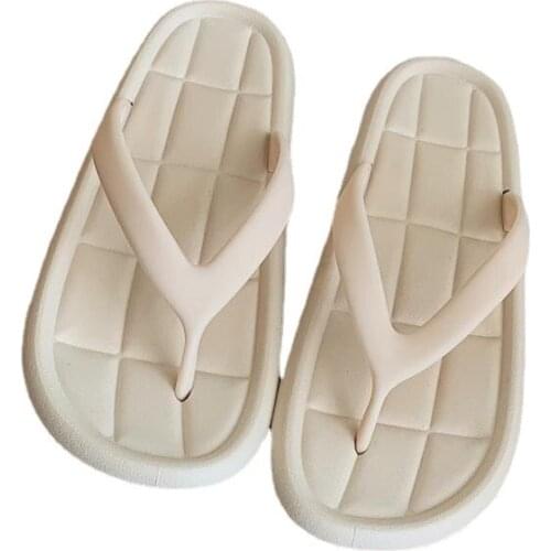 339fkdrzt Solid Color Simple Clip-on Sandals Casual Students Wearing Seaside Holiday Girl Summer Slides Beach Slipper