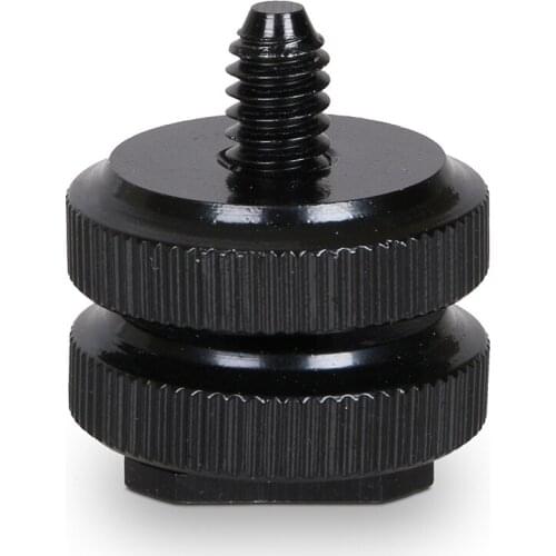 5 PCS Shoe Adapter Tripod Screw Threaded Stud of 1/4" to 3/8" To Flash Hot Shoe Mount Adapter DSLR SLR Camera Accessories