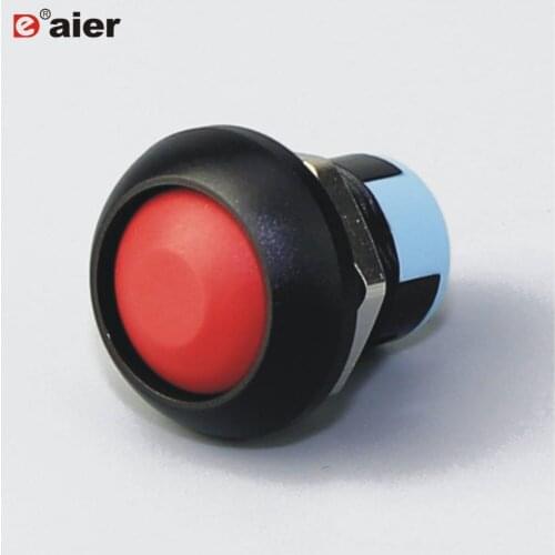 50PCS DS-12B-L 12mm waterproof latching push button switch