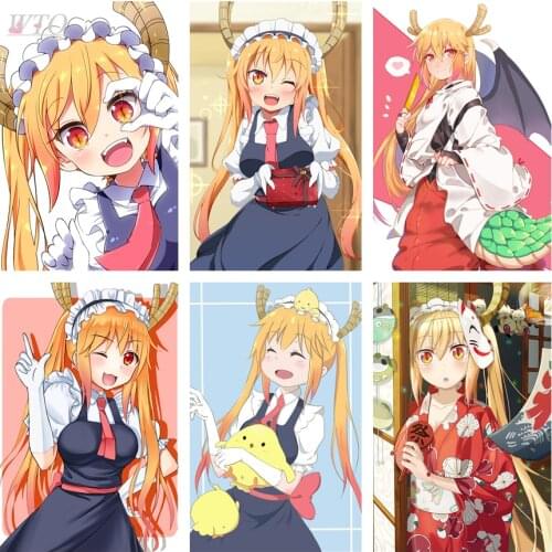 Anime Posters Miss Kobayashis Dragon Maid Thor Canvas Painting Wall Decor Poster Wall Art Photos for Childrens Room Decoration