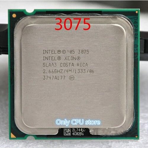 Free shipping latop core 3075 CPU 2.66G/4M LGA775 Dual core 65 nanometer cpu