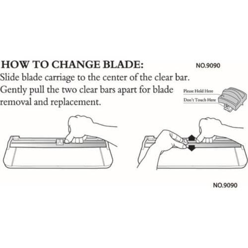 Paper Trimmer Triple Track High Profile Cutting Replacement Parts