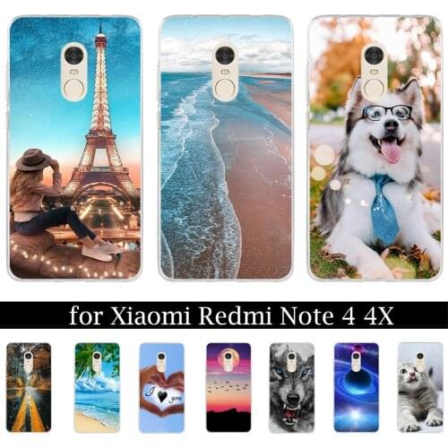 CEOTNG for Xiaomi Redmi Note 4X Case Cover Soft Silicone for Redmi Note 4X Case for Redmi Note 4 Global Version Phone Cases