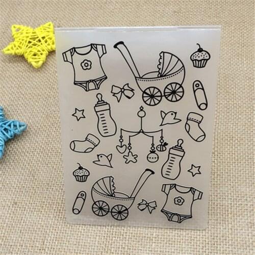 Baby Plastic Embossing Folder For Scrapbook DIY Album Card Tool Plastic Template