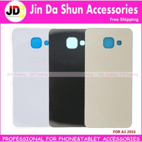 DHL For Samsung Galaxy A3 2016 SM-A310F A3100 Back Housing Battery Door Cover Rear Phone Case with LOGO+Adhesive Gule+IMEI Code