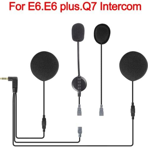EJEAS E6 Motorcycle Helmet Intercom Ear Speaker Headset Microphone Bluetooth Speaker Clip Accessories For E6 E6 plus Intercom