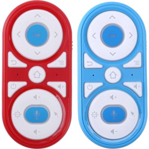 Gyro Air Mouse Google Voice Microphone RGB Backlit Smart Remote Control 2.4G Rechargeable Mini Remote Control