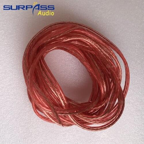 Speaker Cable Hi-Fi Wire Audio Line Cable Oxygen-free Copper Speaker Wire for KTV Amplifier Home Theater System 200 Core Cable