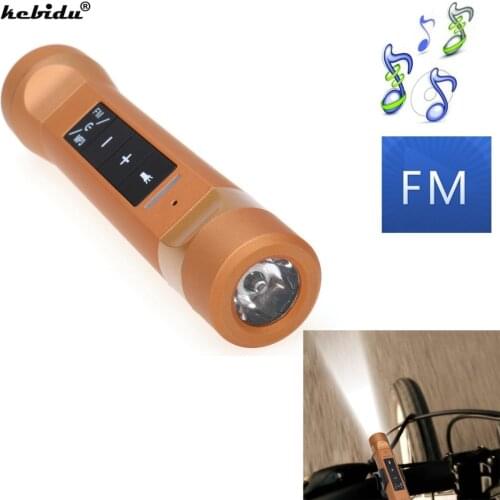 Kebidu New Outdoor Sport 4 in 1 Multi-Function Bluetooth Speaker Flashlight Power Bank Speakers Handsfree Mic For Sport Bike
