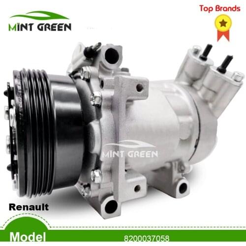 Car Auto AC A/C Compressor 4PK 12V For Car RENAULT CLIO II 1.2L 2003 part no 8200037058