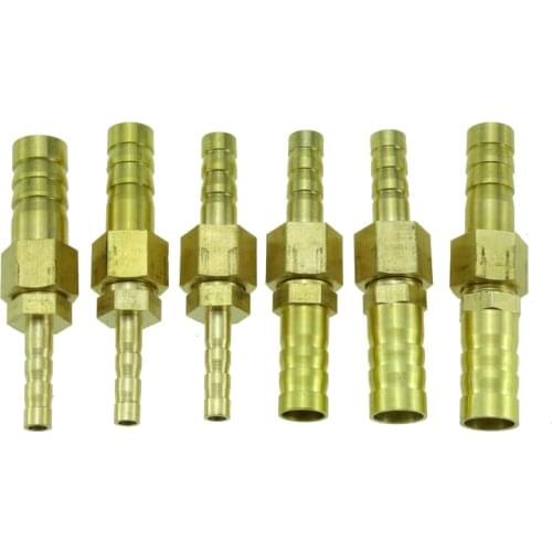 Brass Straight Hose Pipe Fitting Reducing Barb Connector Gas Barb Splicer Barb Fitting