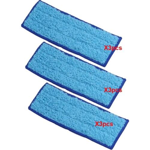Washable wet dry mopping Pad cloth mops for iRobot Braava Jet 240 241 robot sweeping vacuum cleaner damp mop rag parts kits