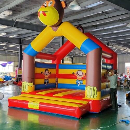 Inflatable trampoline for kids Inflatable monkey shape trampoline for kids birthday present