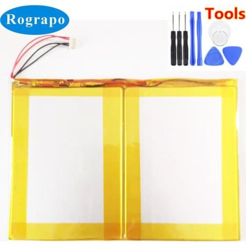 New Battery For Trekstor Wintron 10.1 Accumulator 3.7V 7000mAh Replacement Batterie 5-wire Plus+tools
