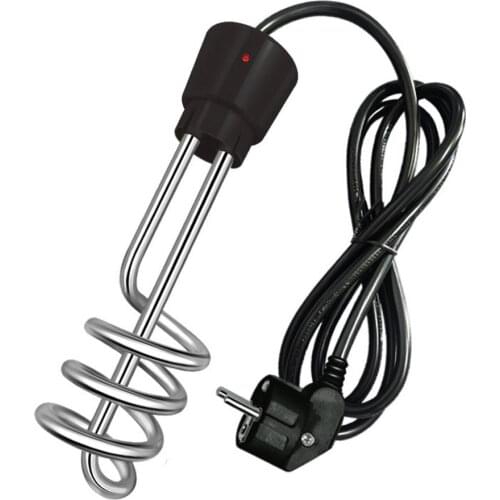 2500W Immersion Water Heater Spiral Portable Electric Water Warmer Boiling Water Stick for Camping Swimming Pool Bathtub