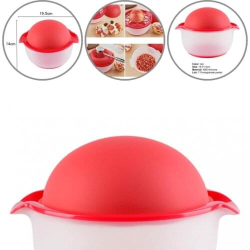 Effortless Useful Silicone Pomegranate Bowl Peeler Tool Practical Pomegranate Peeling Bowl Non-slip Kitchen Accessories
