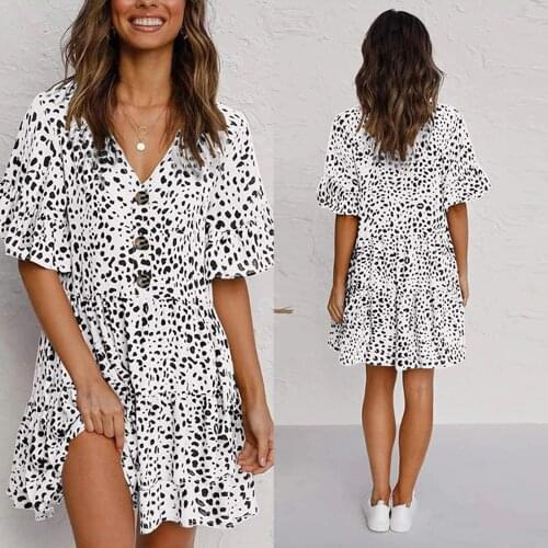 Wsevypo Summer Polka Dot Dresses
