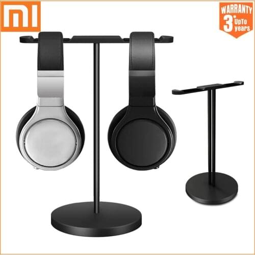 Xiaomi Aluminum Headphone Stand Stable Gaming Headset Double Holder with Solid Heavy Metal Base for Table Desk Display
