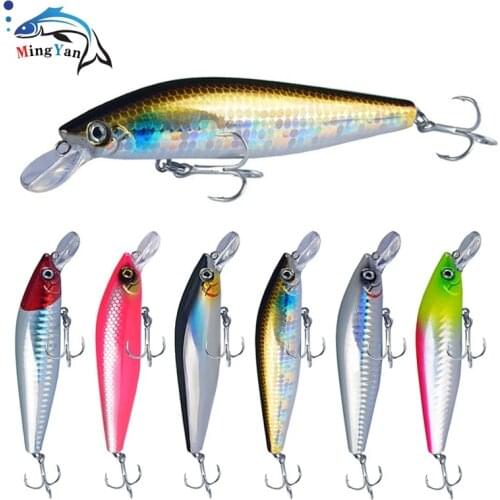 1pc Sinking Minnow Fishing Lure 11cm 11/15g Crankbait Artificial Bait 3D Eyes Plastic Wobblers Pesca Far-casting Dead Fly System