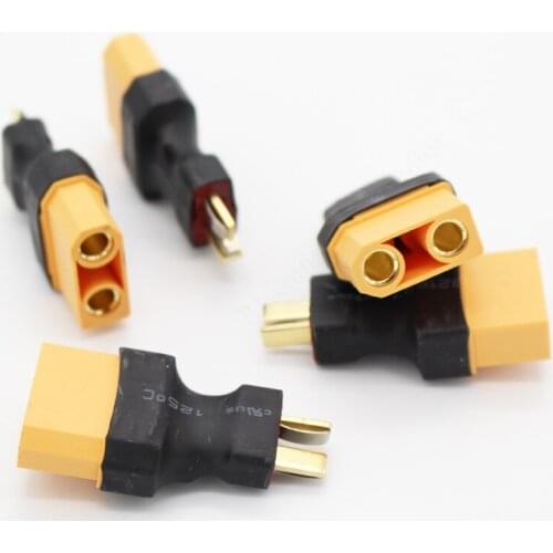 100 pieces/lot XT90 charge cable T Plug Male to XT90 Female No wire adapter for RC DZ0204