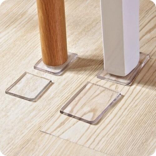 4pcs/set Washing machine shock pads High Quality PU floor Non-slip mats Refrigerator Anti-vibration Furniture feet Mats