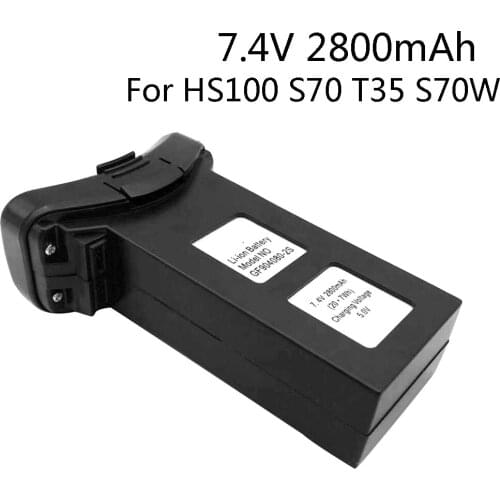 7.4V 2800mah Battery for SJR/C SJRC S70W RC Quadcopter Spare Parts 7.4 V Li-po Battery for SJRC S70W Battery toys accessory