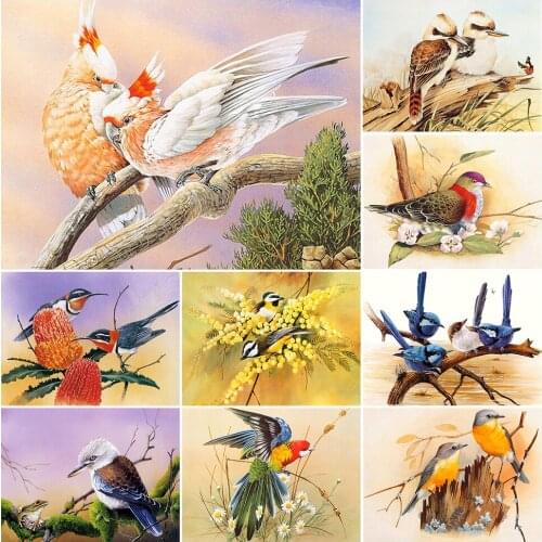 5D DIY Full Square Diamond Painting Animal Bird Diamond Embroidery Decoration Mosaic Cross Stitch Kit Rhinestone Gift Picture