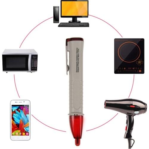 Noncontact Radiation Dosimeter Pen High Sensitive Electromagnetic Radiation Detector Pen EMF Tester Dosimeter
