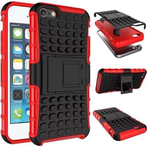 For Iphone 5SE Case Tpu+pc Hybrid Kickstand Back cover Phone Case for iPhone SE 5SE 4.0" Cell Phone Holder Standing Case 8 Color