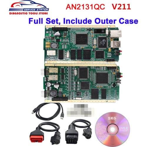 Can Clip V195 Full Chip Gold PCB Board With CYPRESS AN2131QC Chip A+ OBD2 Diagnostic Interface