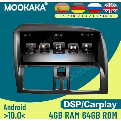 For Volvo XC60 2009 2010 Android 10.0 64GB Car Multimedia Player GPS Navigation Auto Radio Stereo Head Unit Recorder Audio DSP