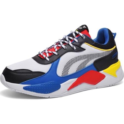 Breathable Couples Running Shoes Stylish Men Women Sneakers Lace Up Athletic Male Trainers Big Size Female Sports