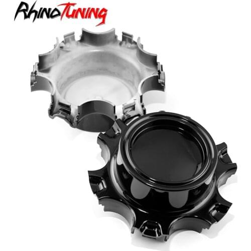 1pc 135mm 122mm Wheel Hub Cap For TRD H659 Hood Cover Car Rims Bright Black ABS Plastic