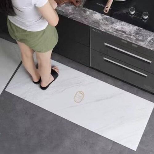 Dywan Do Salonu Carpet Teppich Kitchen Floor Mat Anti-slip Oil Household Personality Can Be Rubbed And Washable Waterproof PVC