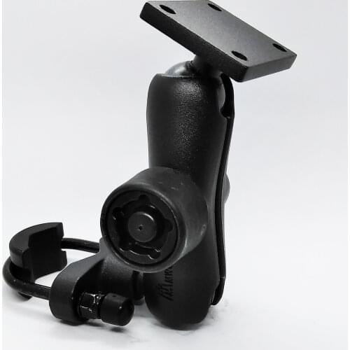 Aluminum Alloy Motorcycle Handlebar Mount with Standard AMPS Hole Pattern for Garmin Zumo,TomTom Rider GPS Navigator