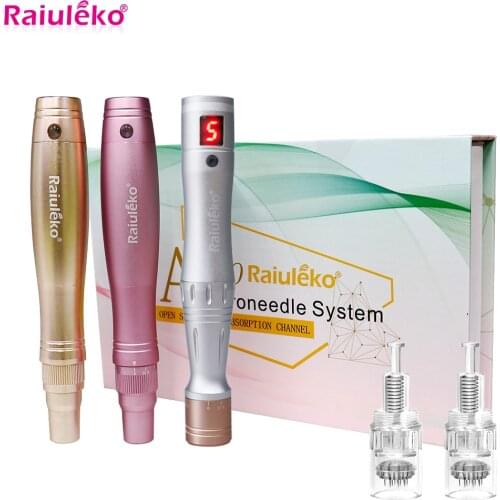 Ultima Derma Rolling Pen MTS$PMS MYM Microneedling Micro Screw Port Needle Cartridge Device Electric Stamp Derma Tools Wireless