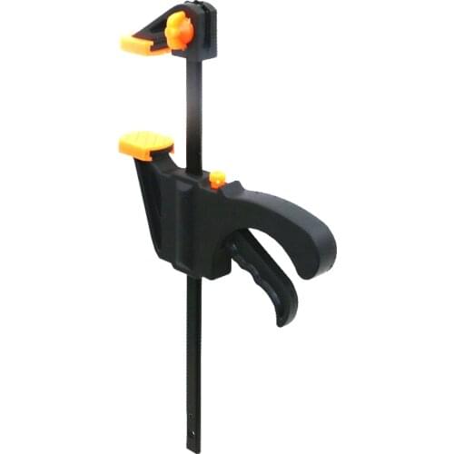 2pcs 4 Inch Woodworking Work Bar F Clamp Clip Set Hard Quick Ratchet Release DIY Carpentry Hand Tool Gadget