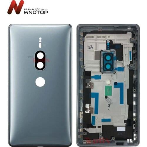 NEW Original For Sony XZ2 Premium Battery Cover For Sony Xperia XZ2 Premium Back Battery cover XZ2 P Housing Dual H8166 Case