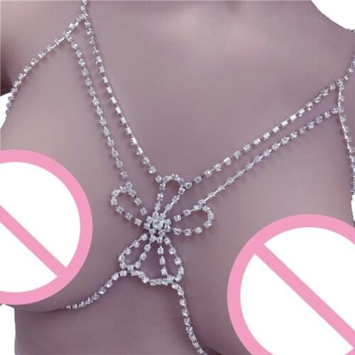 Wholesale Flower Body Jewelry Sexy Dress Women Summer Party Accessories Adjustable Size Wholesale Body Jewelry Beach Bikini