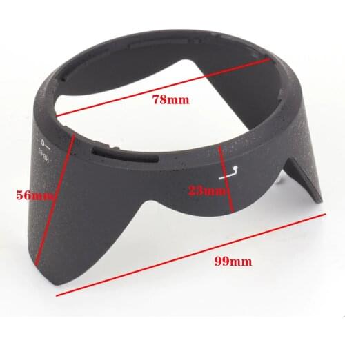 Pixco HB-63 For Nikon AF-S Nikkor 24-85mm f/3.5-4.5G ED VR Lens Bayonet Mount Lens Hood