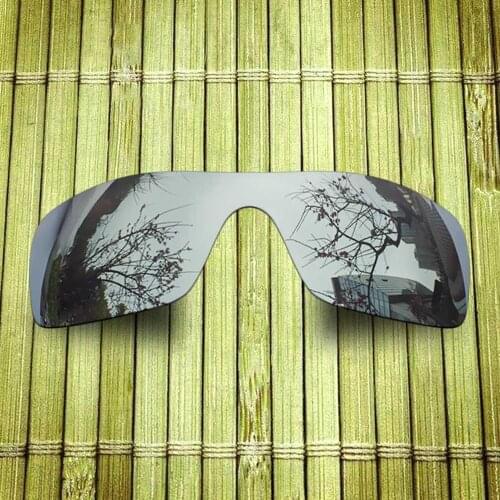 Polarized Replacement Lense For-Oakley Batwolf Sunglasses Frame - Chrome Color Available