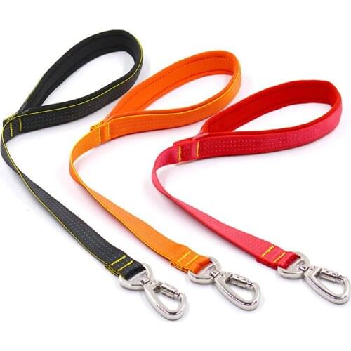 Outdoor Pet Supplies Riot Dog Leash Red Nylon Strong Reflective Golden Retriever Leash Black Puppy Harness Orange Dog Collars