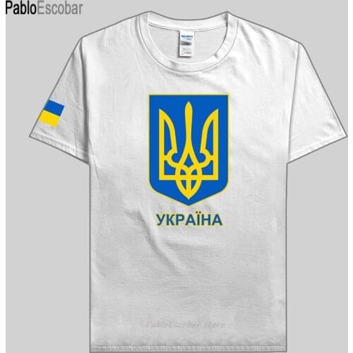 Ukraine Ukrainian men t shirts jerseys nation team tshirt 100% cotton t-shirt clothes tees country sporting UKR Ukrayina