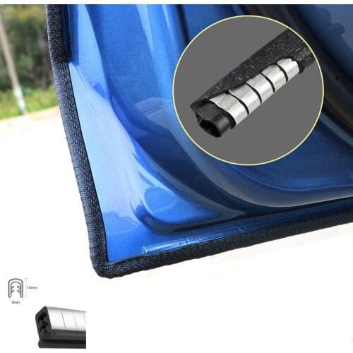 5M universal built-in steel disc car bumper strip for Chery Tiggo Fulwin A1 A3 QQ E3 E5 G5 Geely Vision SC7 MK CK Cross Gleagle