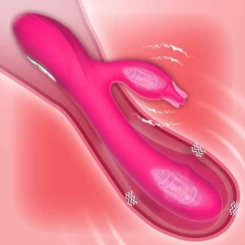 Rabbit Vibrators For Women Rechargeable G Spot Stimulator Vaginal Massager Double Vibrating Dildo Anal Vibrator Sex Toys Female