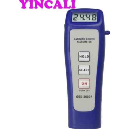 High Accuracy Handheld Engine Tachometer GED-2600P Electromagnetic Non-contacting Detection Automobile Rotate Speed Tester