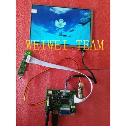 WISECOCO 8.2 inch 1280*800 IPS LCD Screen Monitor Display DIY Kit Raspberry Pi 3 VGA AV For Car Auto Backing BP082WX1-100